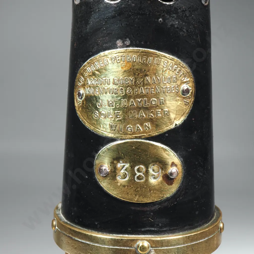 J.H. Naylor Miner’s Safety Lamp Image 1++