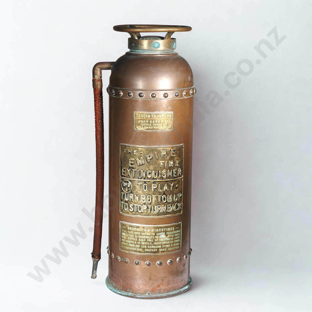 Empire Brass Fire Extinguisher - 1920s Image 1++