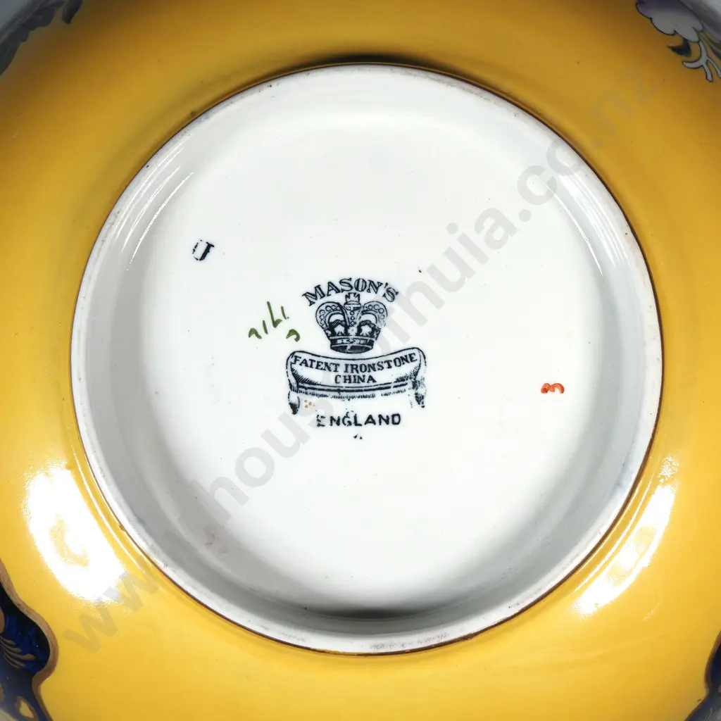 Antique Mason's Patent Ironstone Bowl Image 1++