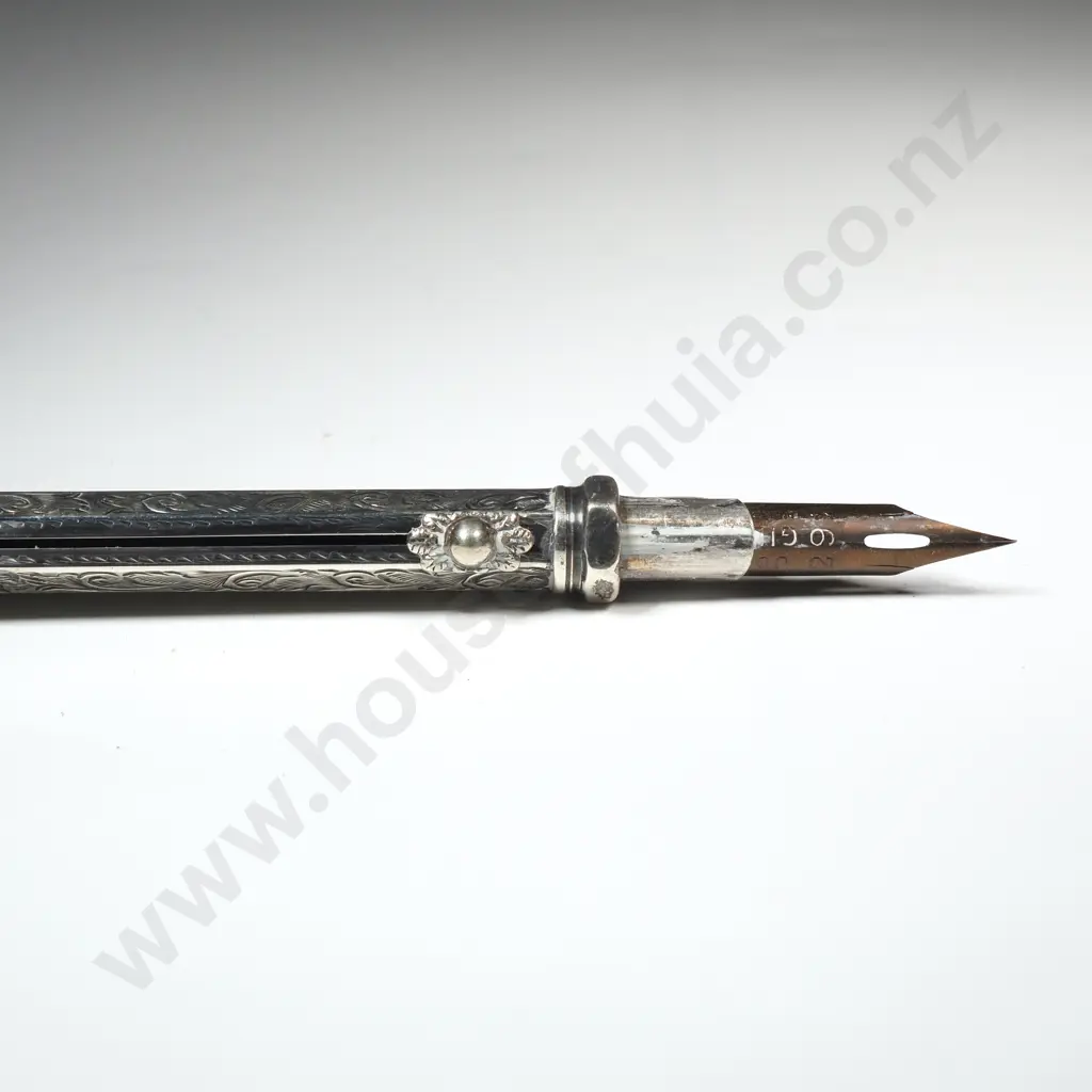Antique Sterling Silver Propelling Pen/Pencil - Hallmarked Birmingham 1876 Image 1++