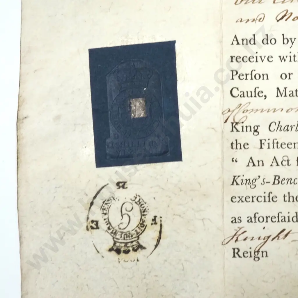 Authority to take Oaths - County of York - 1806 - Vellum & Stamp Duty Image 1++