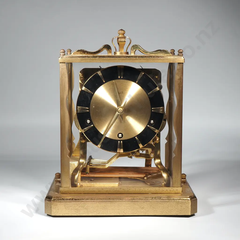 German Schatz Square 400 Day Anniversary Clock w Key  Image 1++
