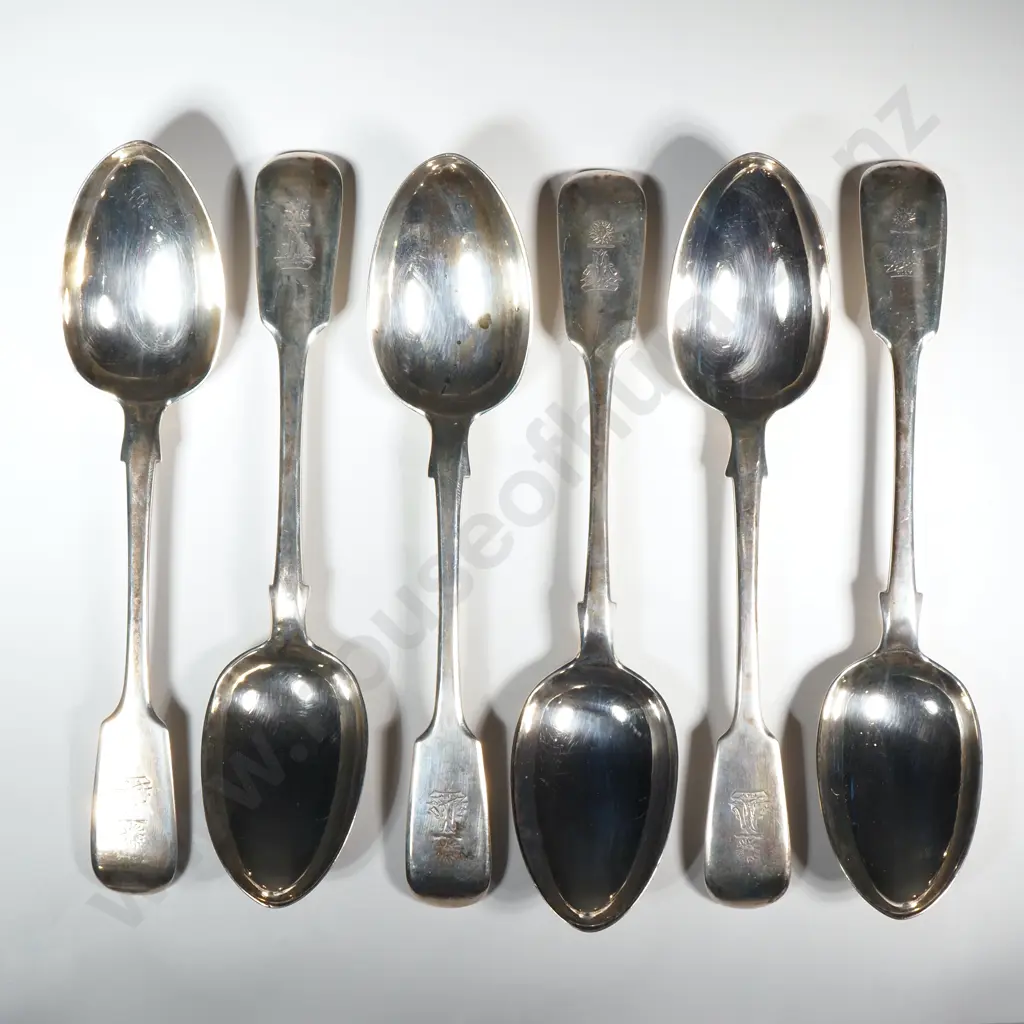 Six Sterling Silver Spoons - Full Hallmarks Image 1++