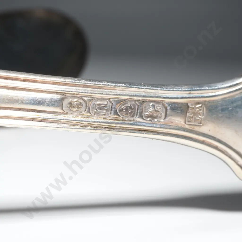 Six William IV Sterling Silver Soup Spoons - William Theobalds & Lockington Bunn of London Image 1++