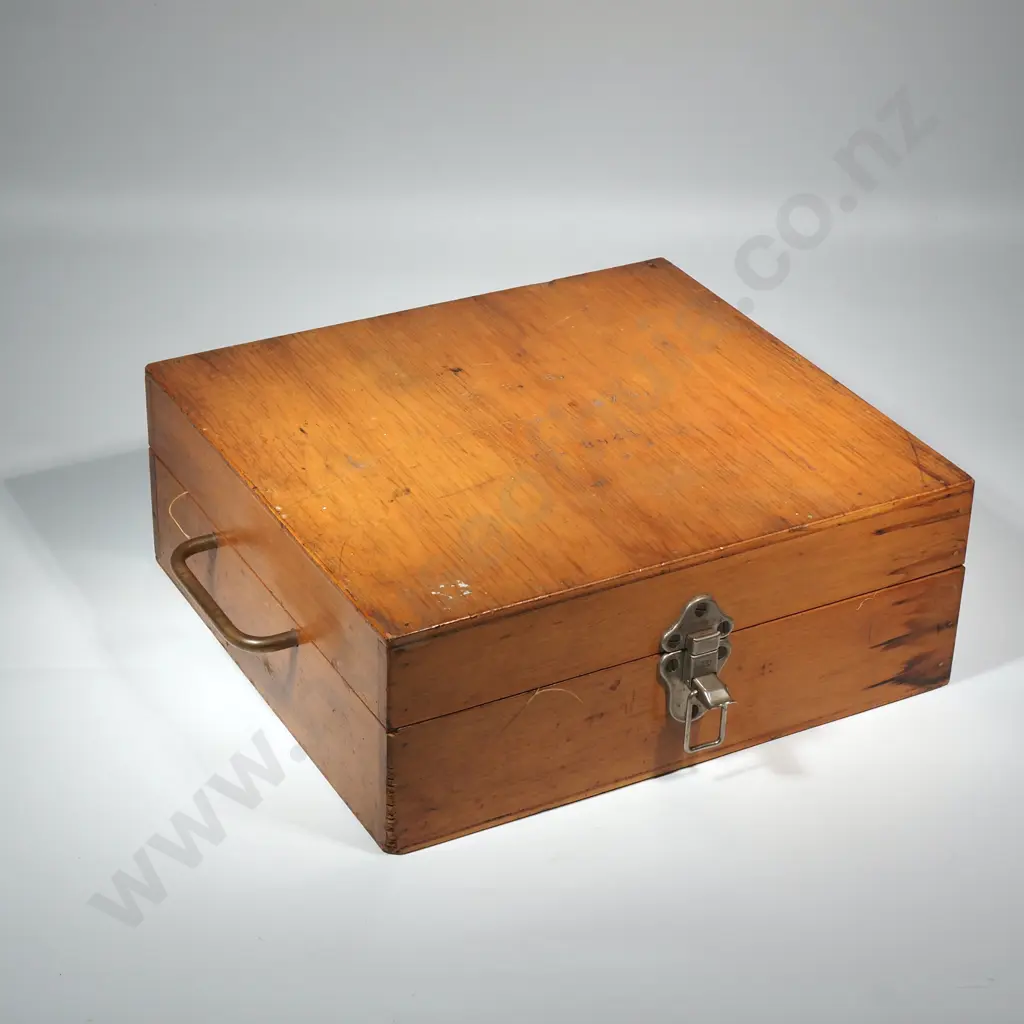 Vintage 1960s Box from the Lyttleton Harbour Board - Marked Straddle W/S Image 1++