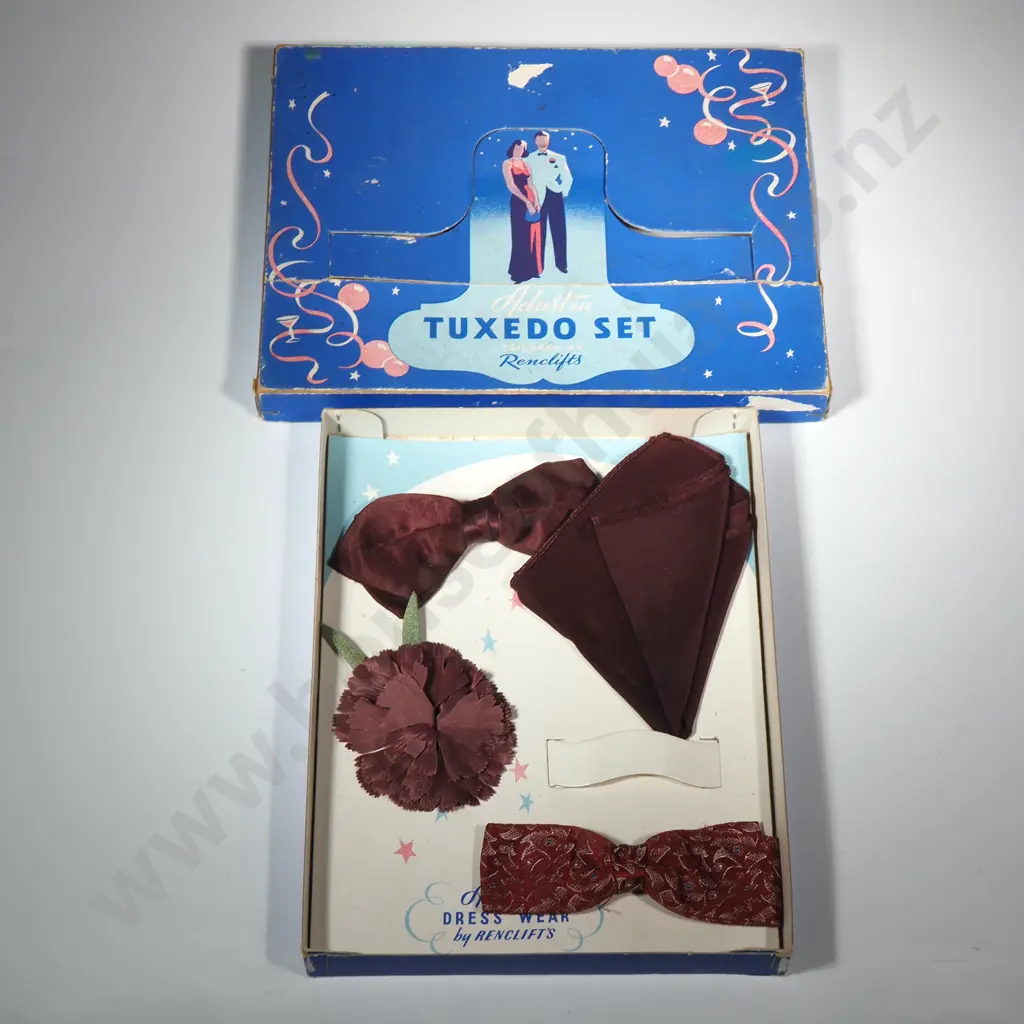 Vintage Box Containing A Collectible "Adastra Tuxedo Set" Tailored By Renlifts Image 1++