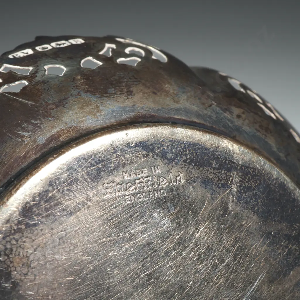 Sterling Silver Pierced Bowl Image 1++