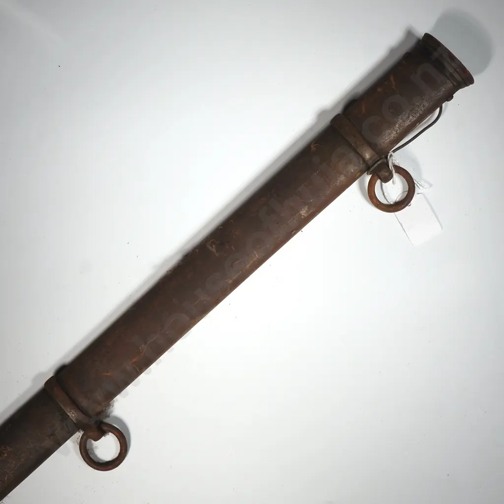 Antique Military Metal Scabbard Image 1++