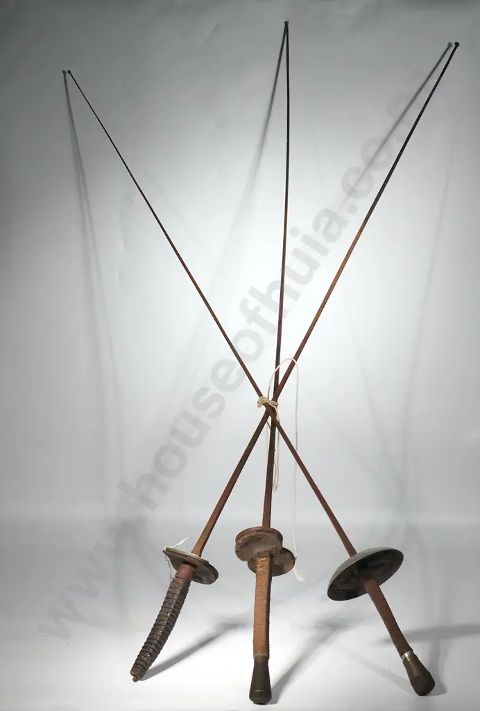 Three Fencing Epée - Rusty Condition Image 1++