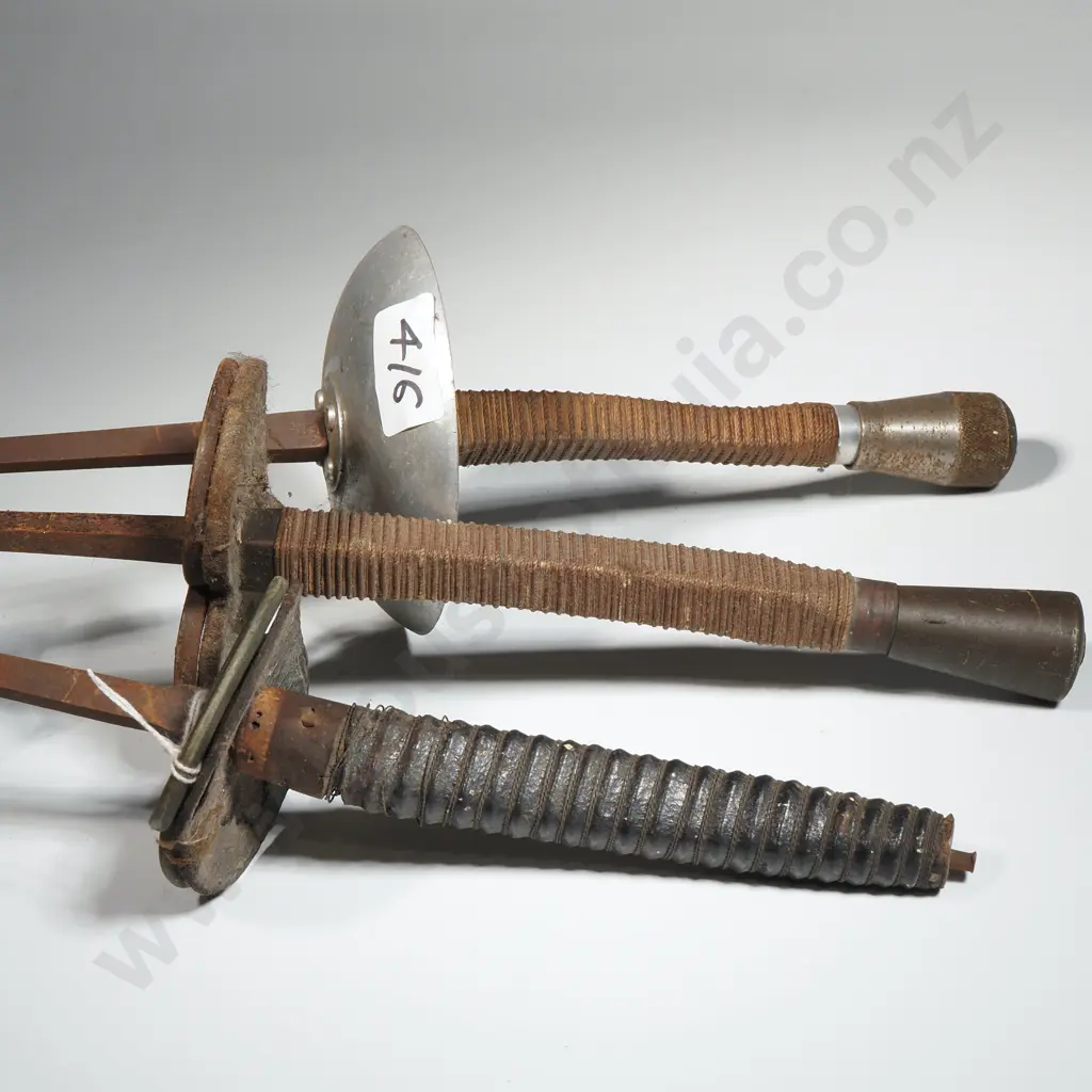 Three Fencing Epée - Rusty Condition Image 1++