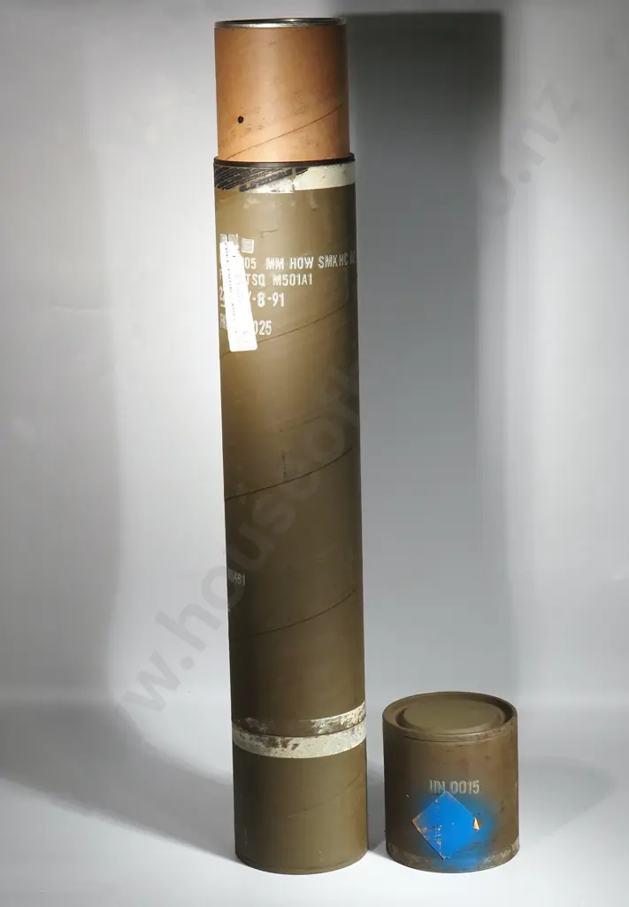 Cardboard 105mm Howitzer Cartridge Tube Image 1++