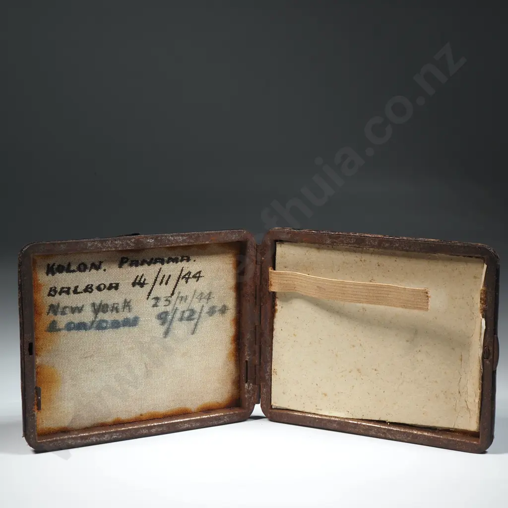 U.S Army Mark WWII Cigarette Case ( poor condition ) Image 1++