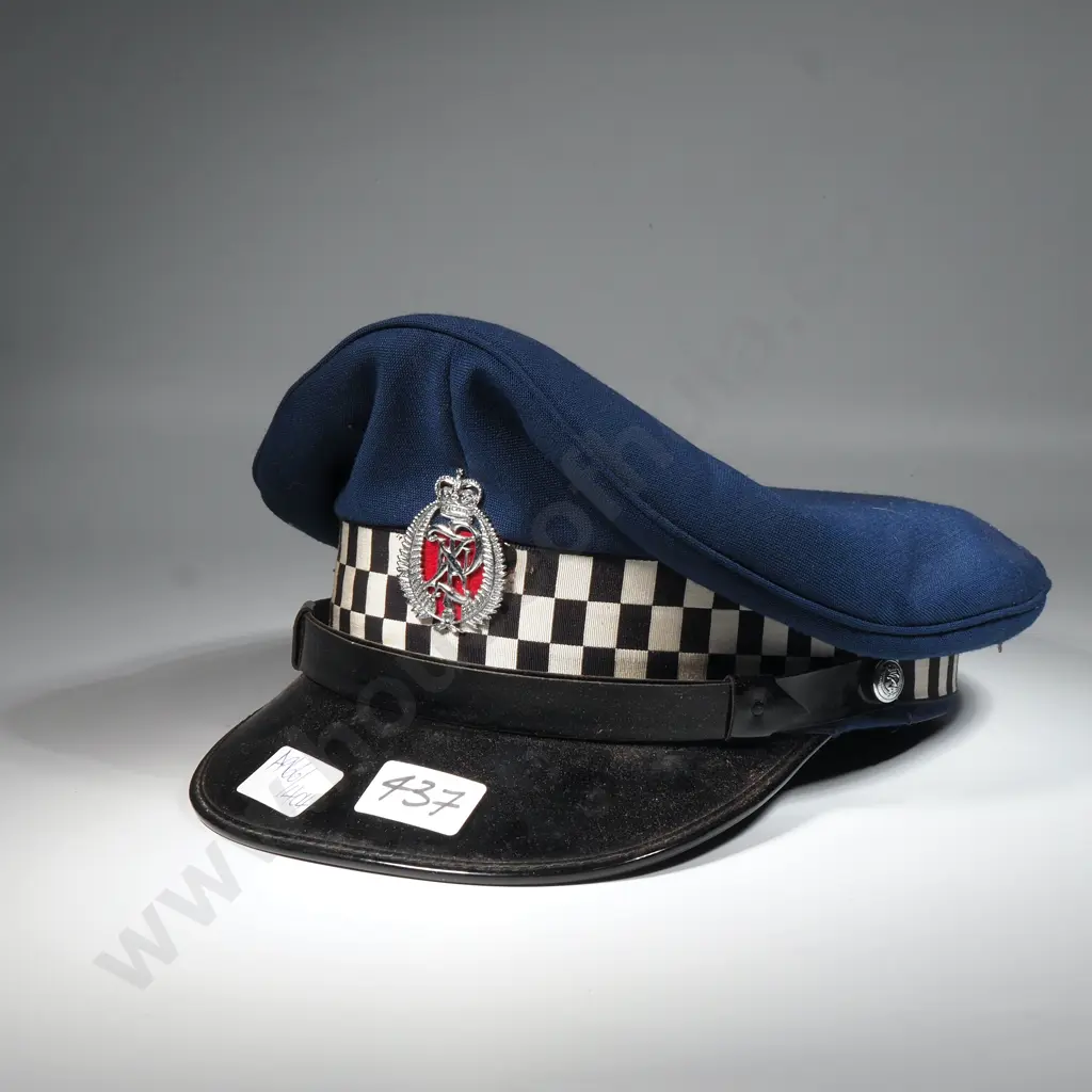 New Zealand Police Cap w Queens Crown Badge  Image 1++