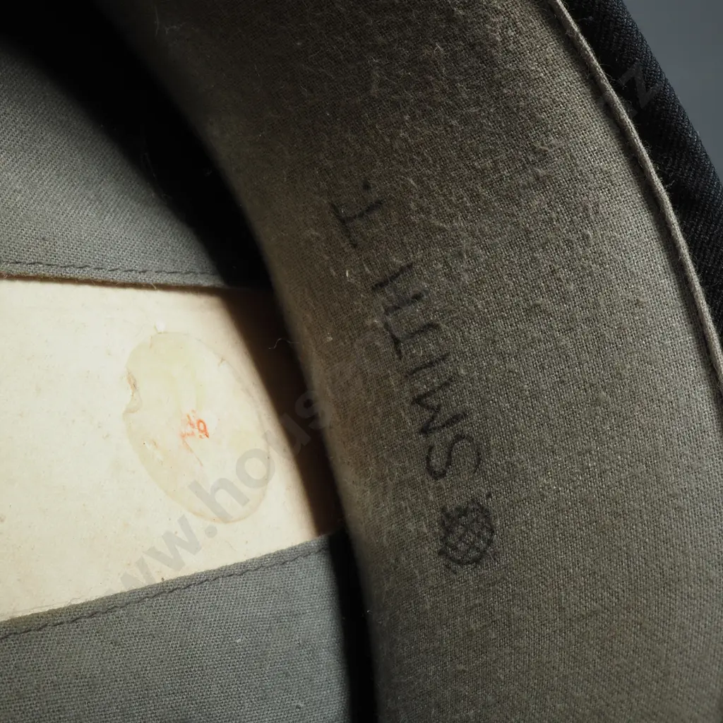 Vintage Royal New Zealand Navy Sea Cadet Hat With The Tally Band Reading "T. S Steadfast"  Image 1++