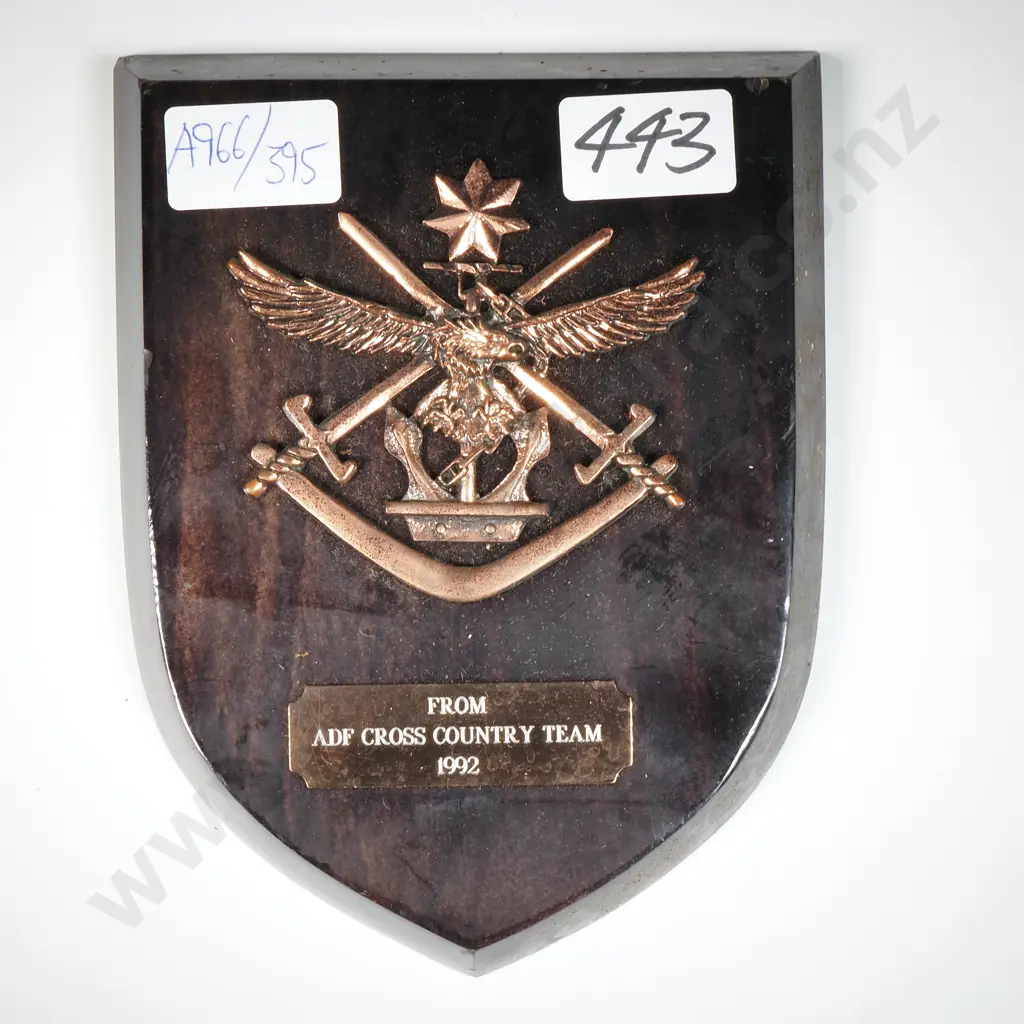 Australian Combined Services Cross Country Team 1992 Wall Plaque Image 1++