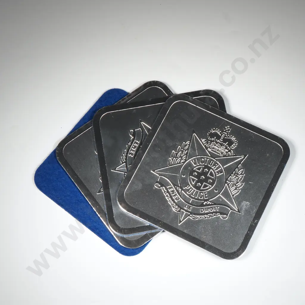 Four Victoria Police Coasters  Image 1++