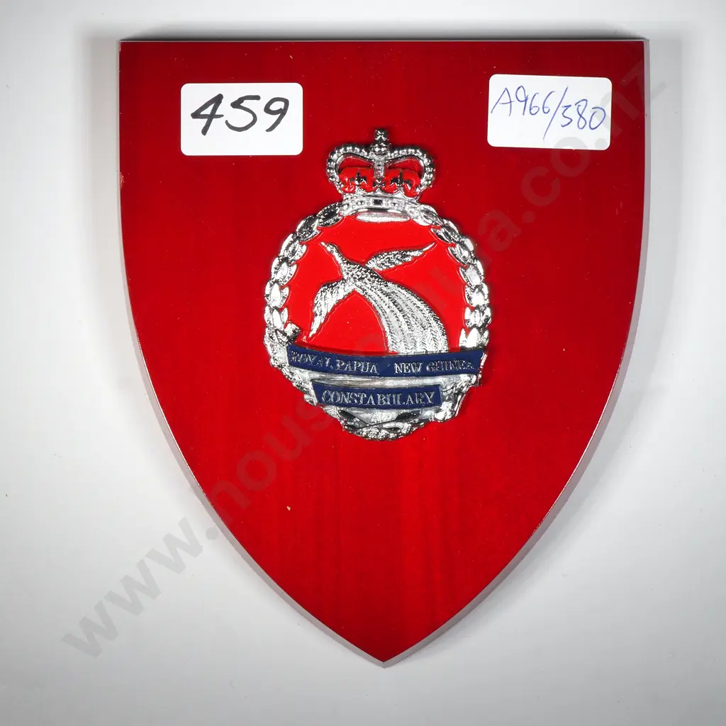 Royal Papua New Guinea Constabulary Wall Plaque Image 1++