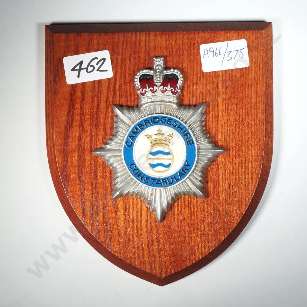 Cambridgeshire Constabulary Wall Plaque  Image 1++