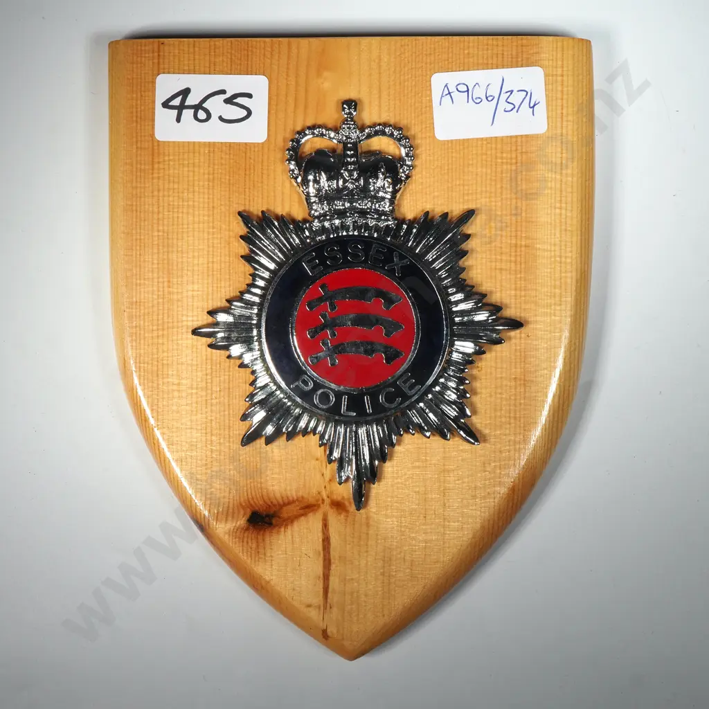 Essex Police Wall Plaque Image 1++