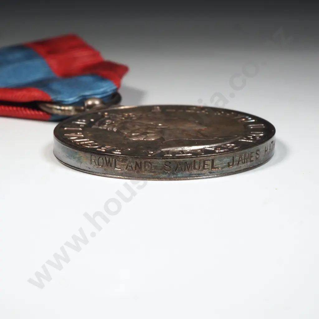 Cased Imperial Service MEdal to R S J Hathaway Image 1++