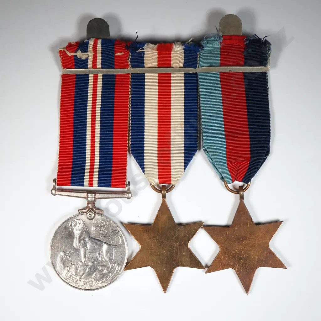 WW2 Group of Three Medals Image 1++