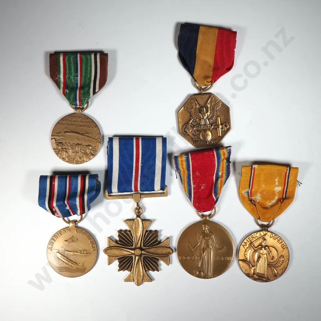 Five United States of America Military Medals  Image 1++