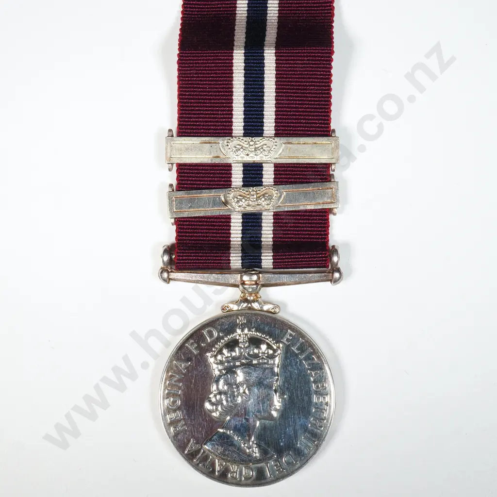 Name Erased Modern New Zealand Police Long Service & Good Conduct Medal w Two Long Service Bars Image 1++