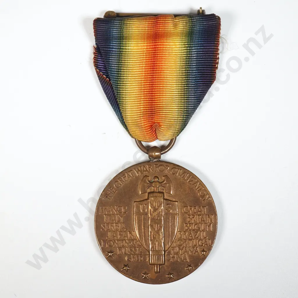 WW1 United States of America Victory Medal Image 1++