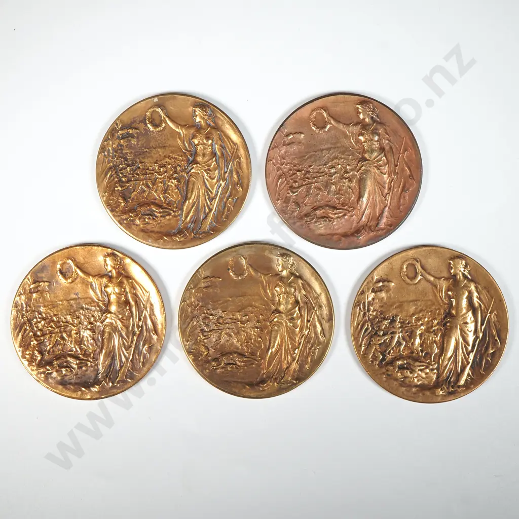 Antique Group of Five British Rifle Association Prize Medals  Image 1++