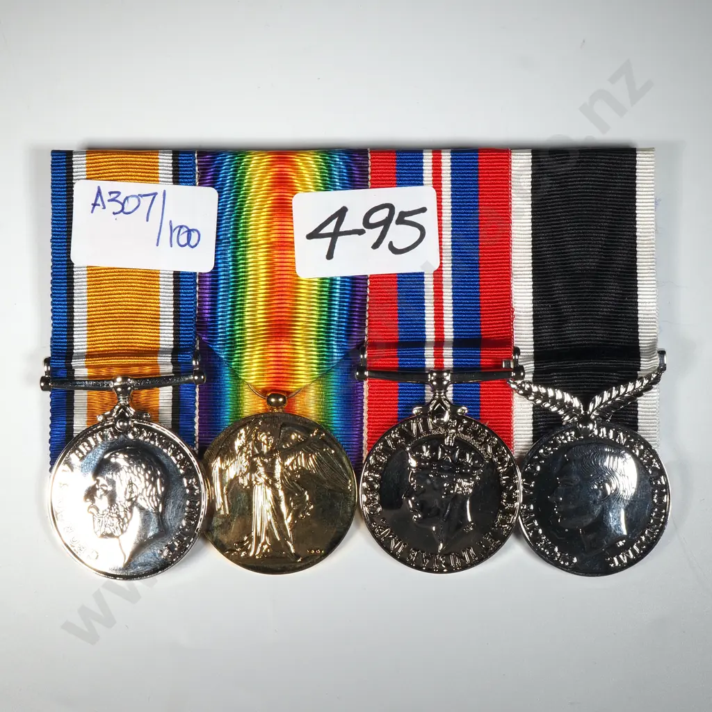 Reproduction WW1 Pair & NZ WW2 Home Service Group of Four  Image 1++