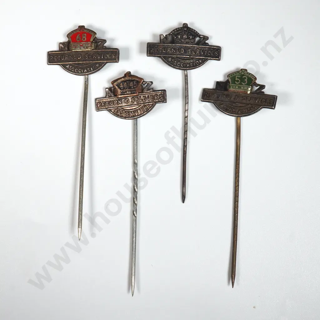 Four RSA Stick Pins  Image 1++