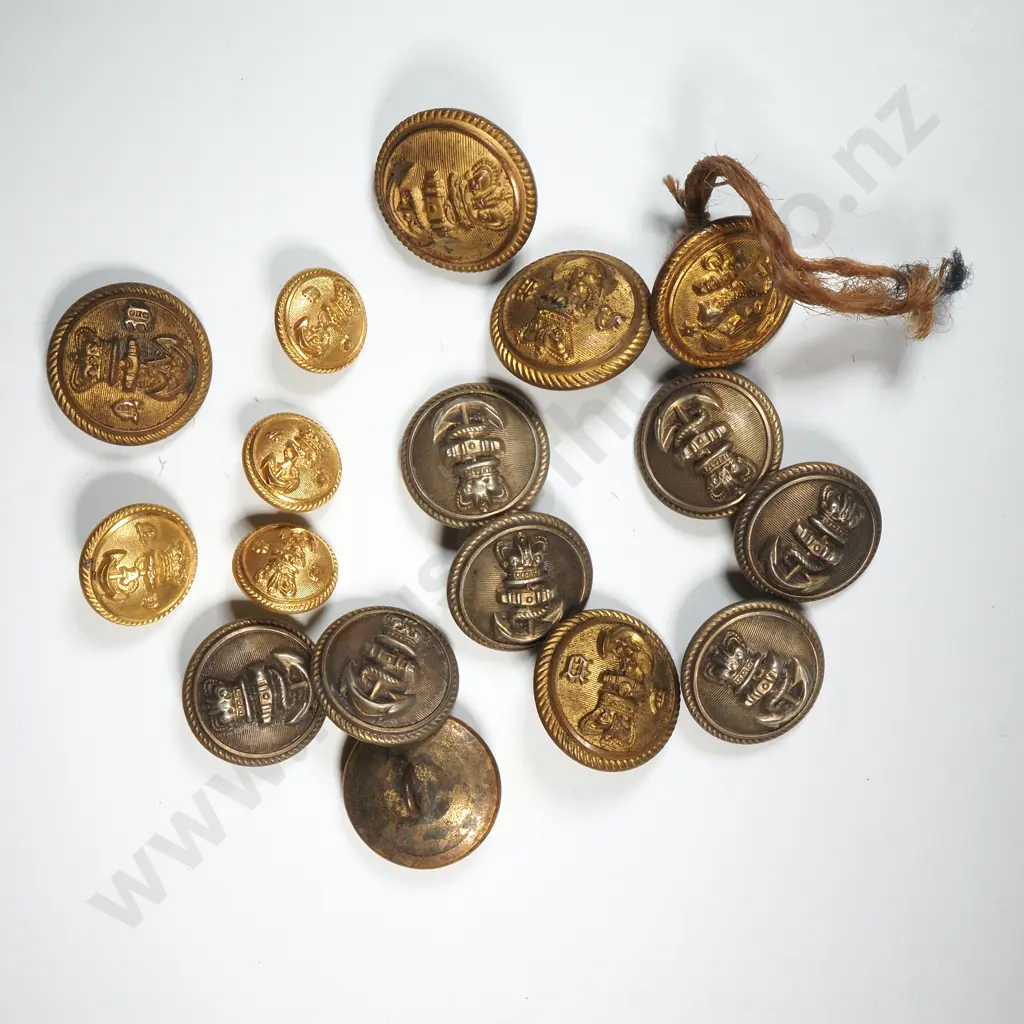 Assorted Lot of Naval Related Buttons  Image 1++