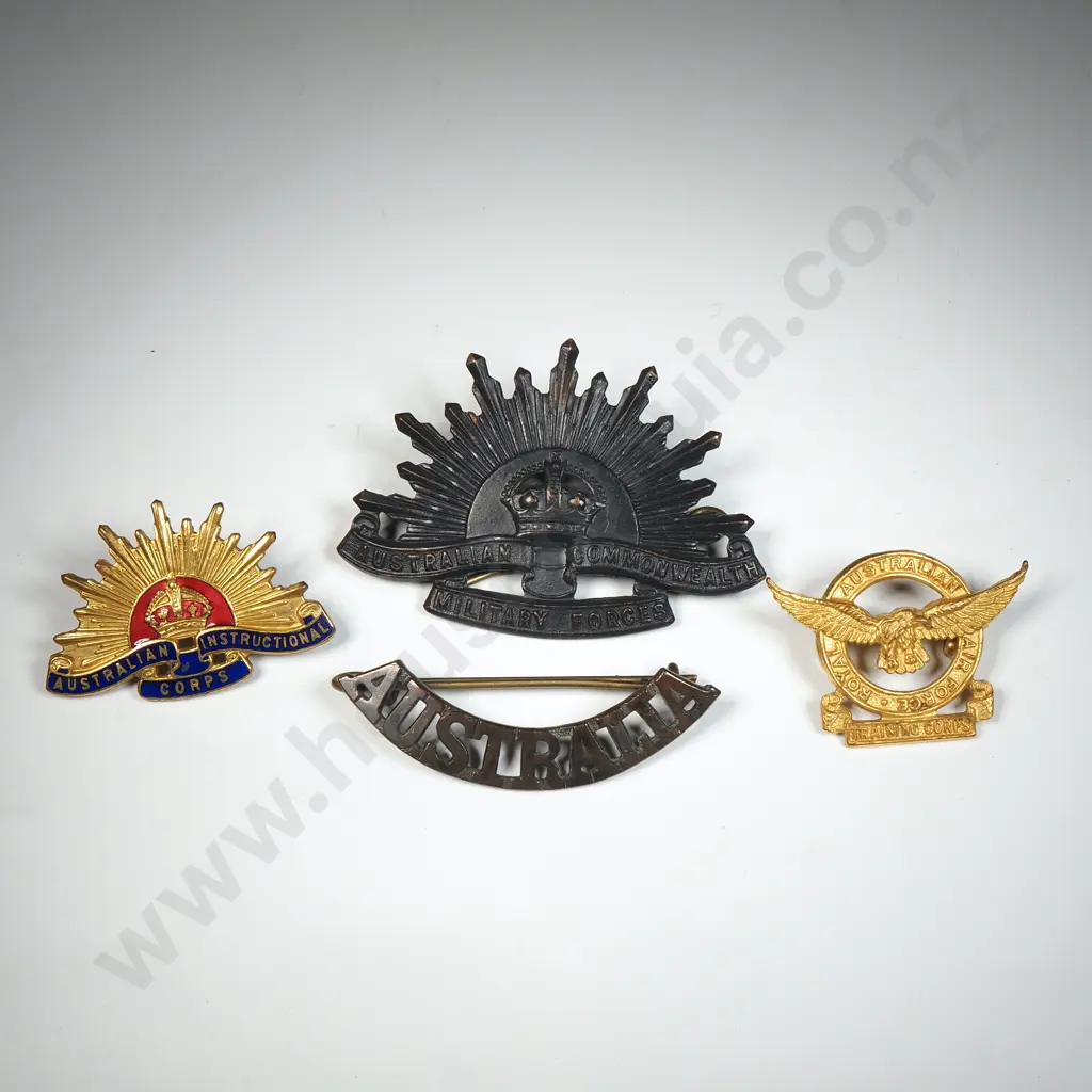 Assorted Lot of Military Cap Badges  Image 1++