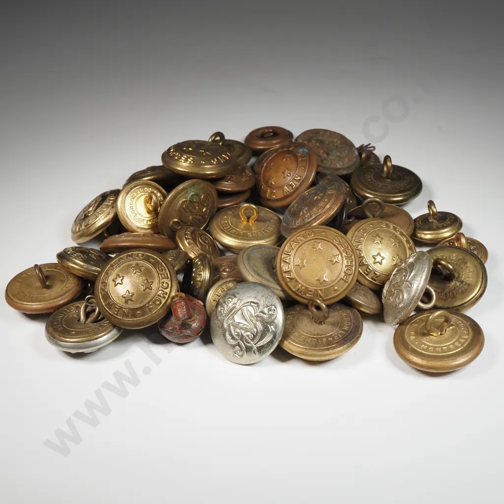 Assorted Lot of Mainly Antique Military Buttons  Image 1++