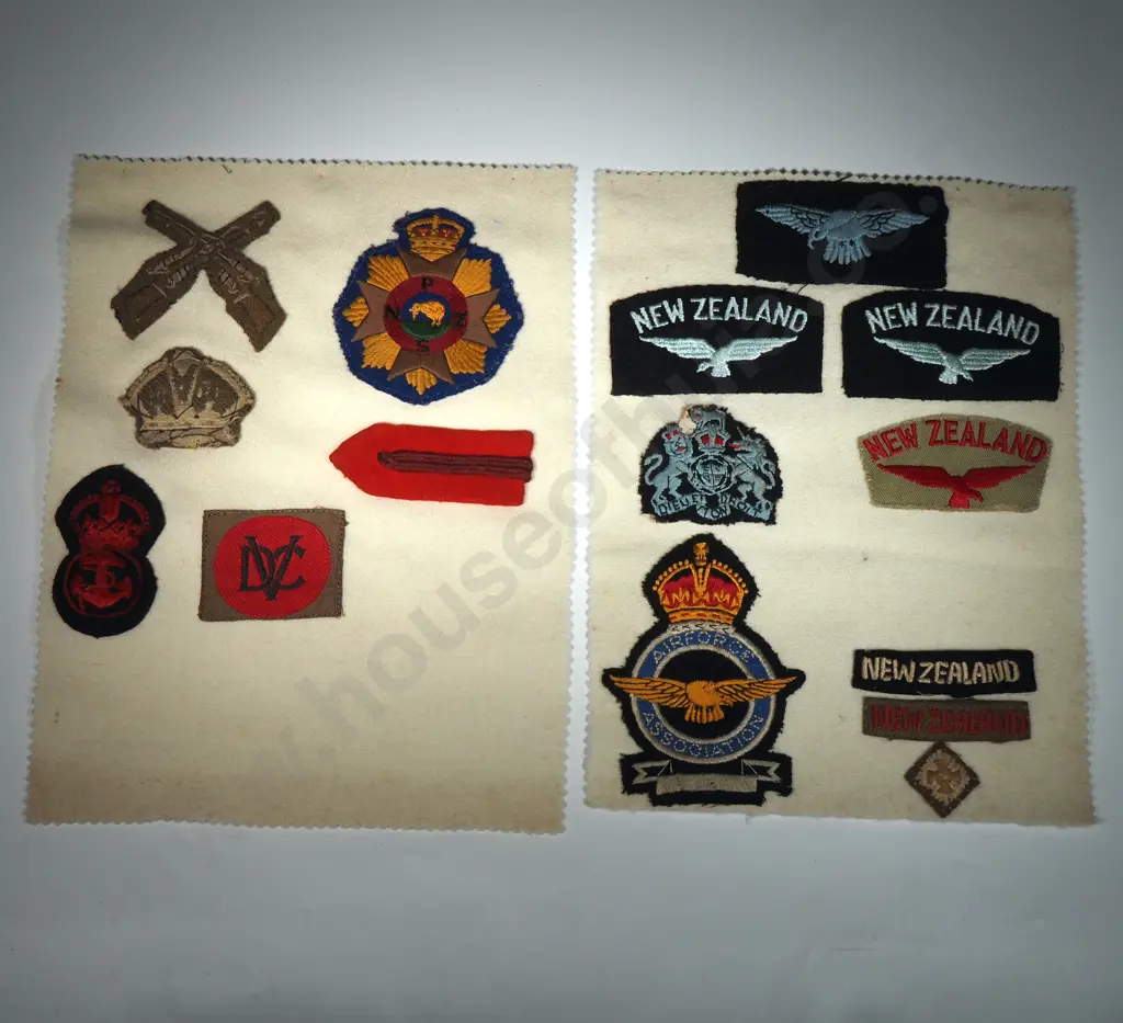 Assorted Cloth Patches - Mounted on Cloth  Image 1++
