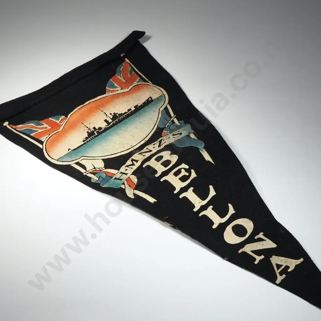 WW2 HMNZS Bellona Pennant Image 1++
