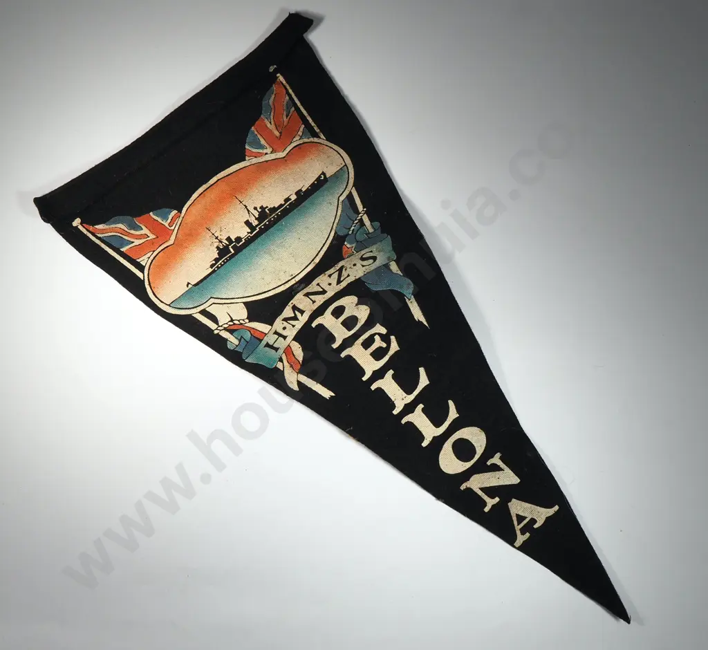 WW2 HMNZS Bellona Pennant Image 1++