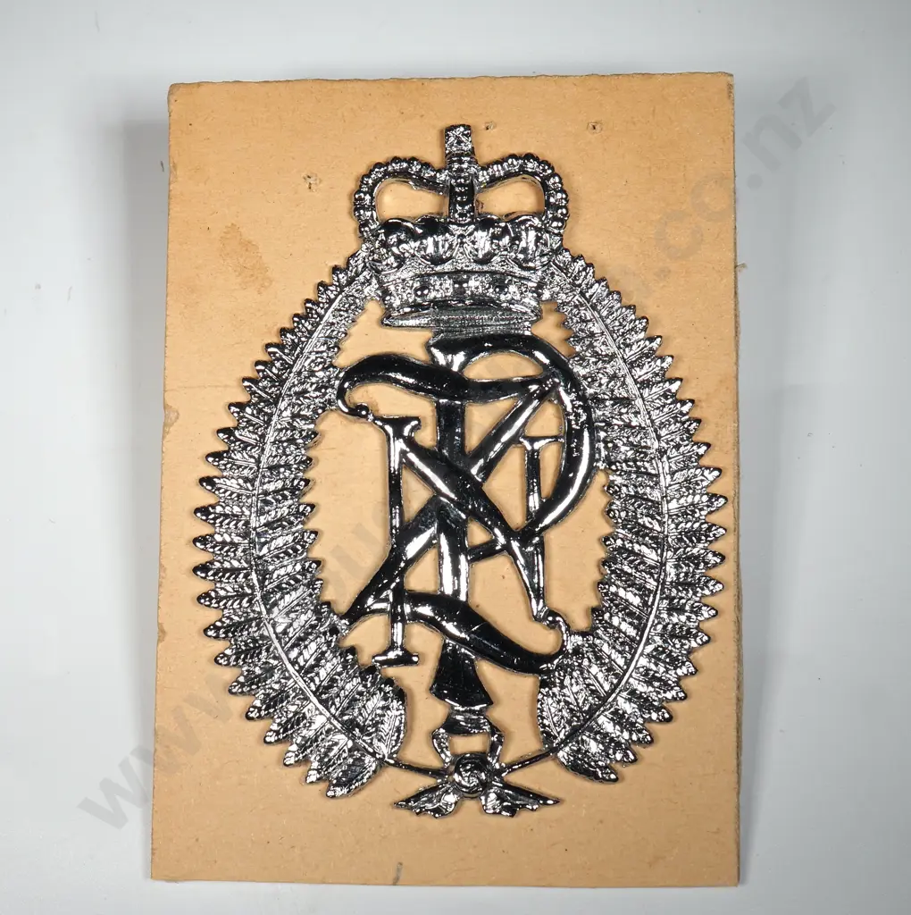 Vintage New Zealand Police Helmet Plate  Image 1++