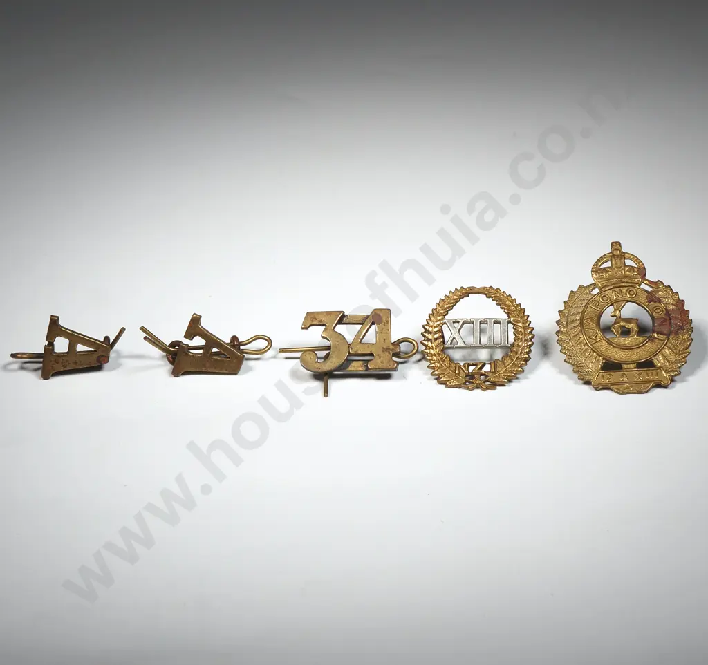 Assorted WW1 New Zealand Military Badges  Image 1++