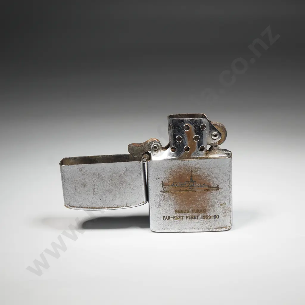 HMNZS Pukaki Zippo Lighter 1959/60 Image 1++