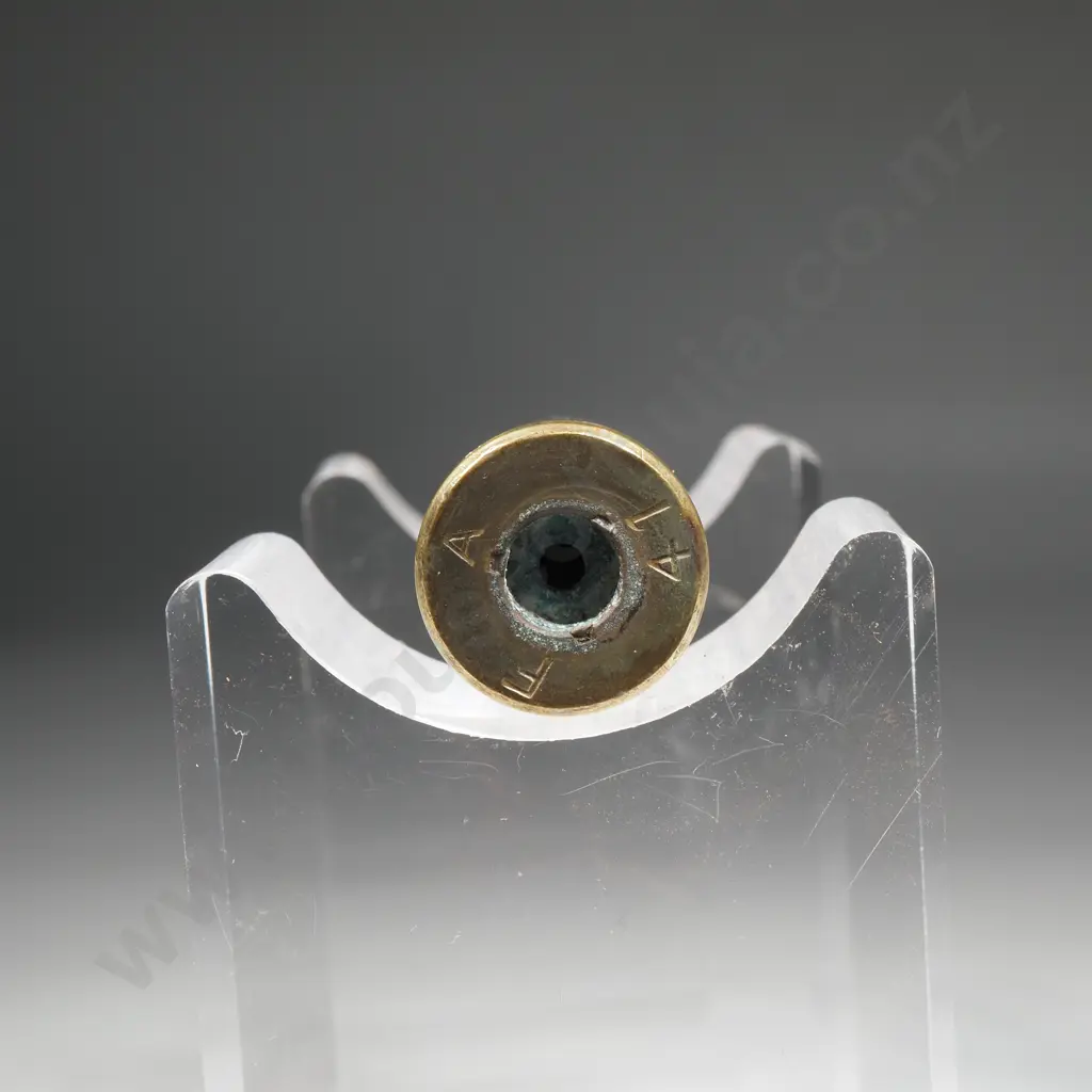 1941 Dated 50. Cal Bullet - Engraved "Crashed at Whenuapai  9 - 6 - 42" Image 1++