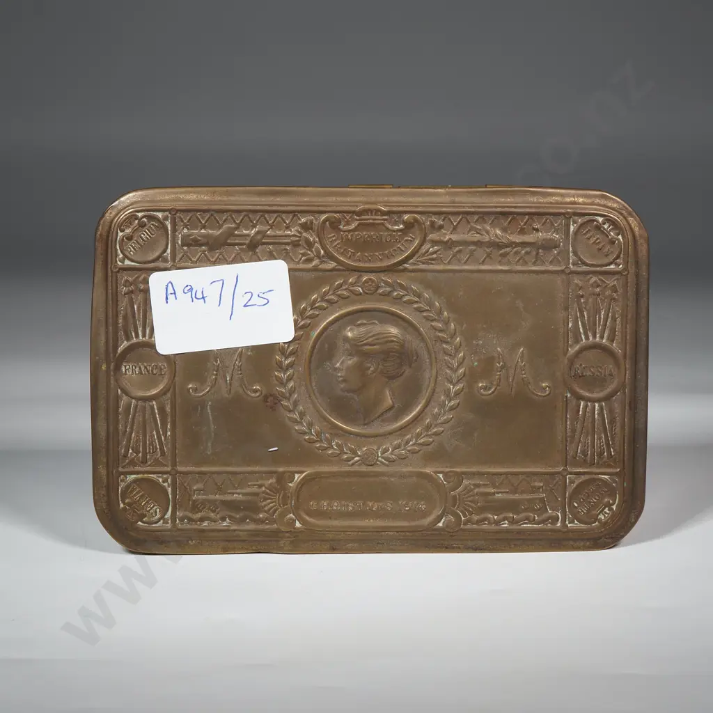 Brass Princess Mary Christmas Gift Fund 1914 Given To British Empire Armed Forces Personnel At Christmas That Year,  Image 1++