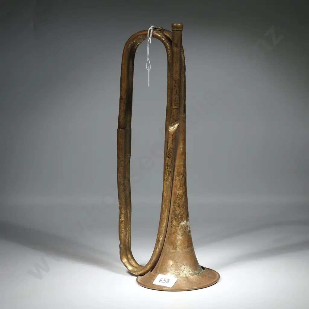 Battered Brass Bugle Image 1++