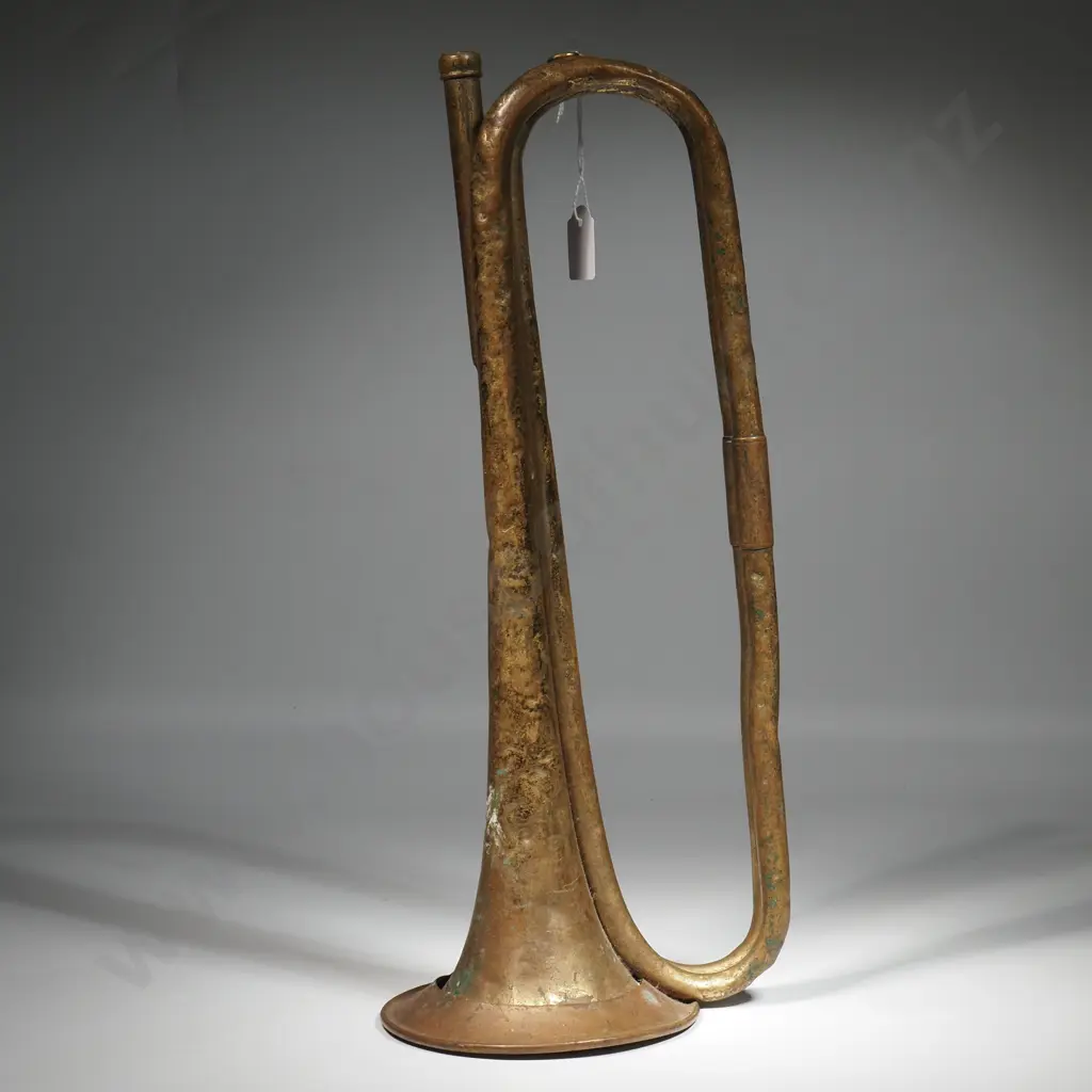Battered Brass Bugle Image 1++