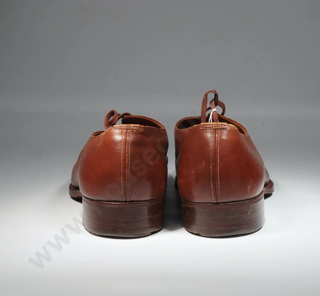 Pair Of Bostock & Clark Shoe Importer Brogue Shoes In Whisky Tan. Size EX 7. In Good Condition Image 1++