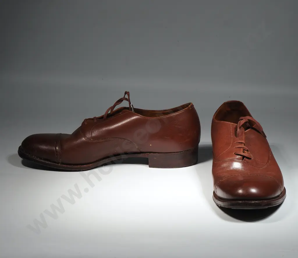 Pair Of Bostock & Clark Shoe Importer Brogue Shoes In Whisky Tan. Size EX 7. In Good Condition Image 1++