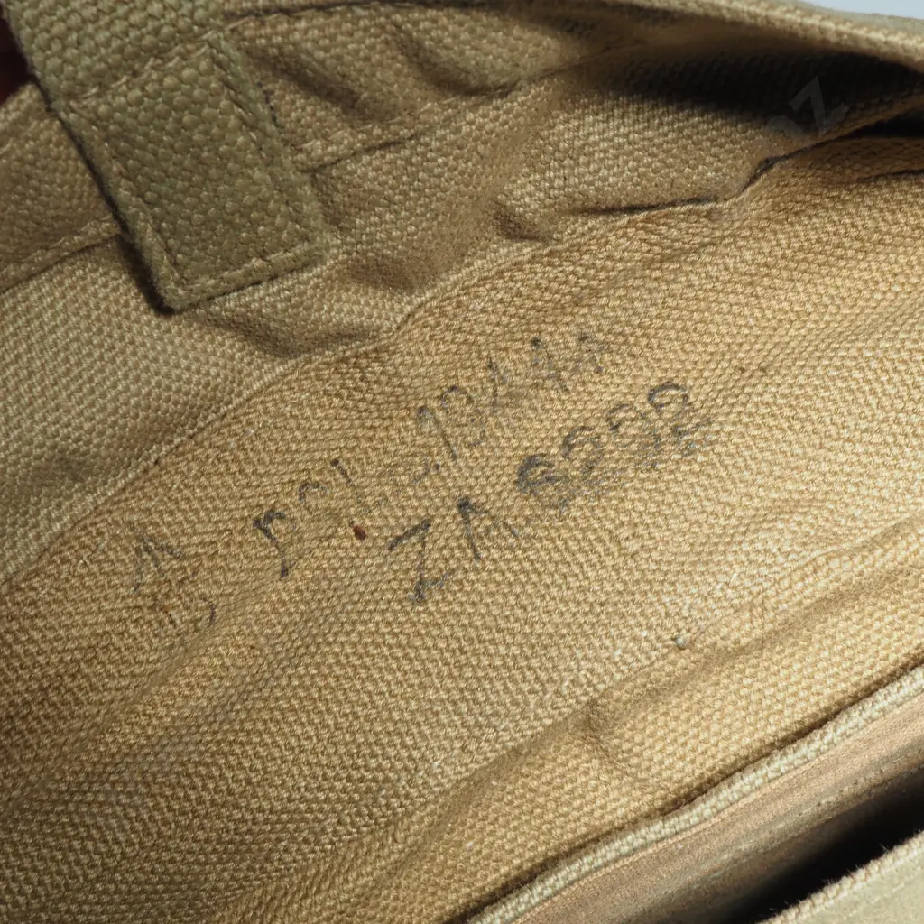 WW11 Signals Canvas Satchel No -137 Pattern Webbing Image 1++