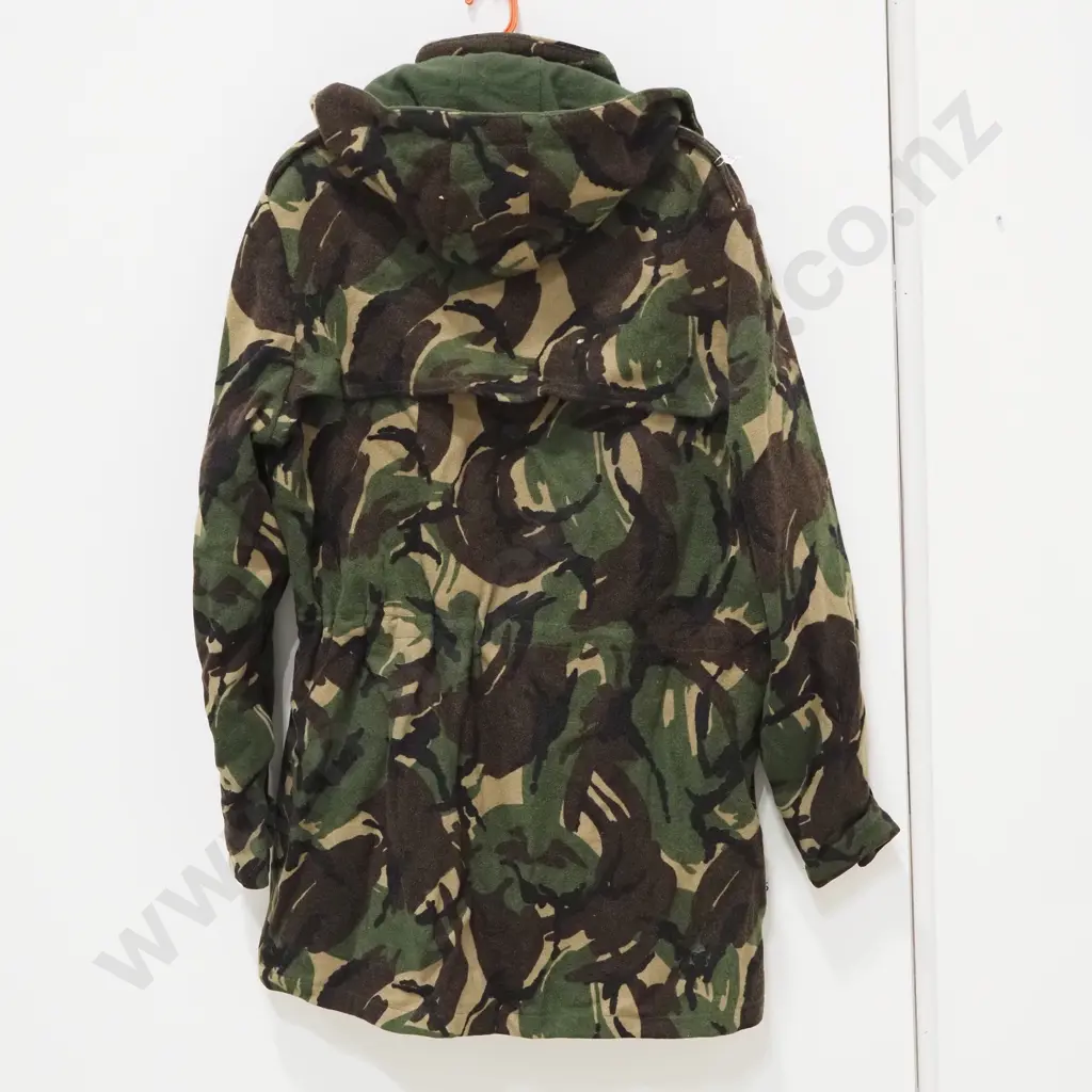 NZDF Hooded Swandri Mid length Coat. Image 1++