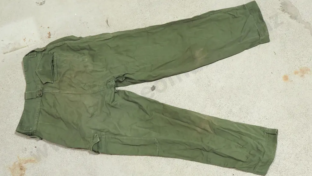 One Pair of DPM Pattern Trousers & Khaki Trousers Image 1++