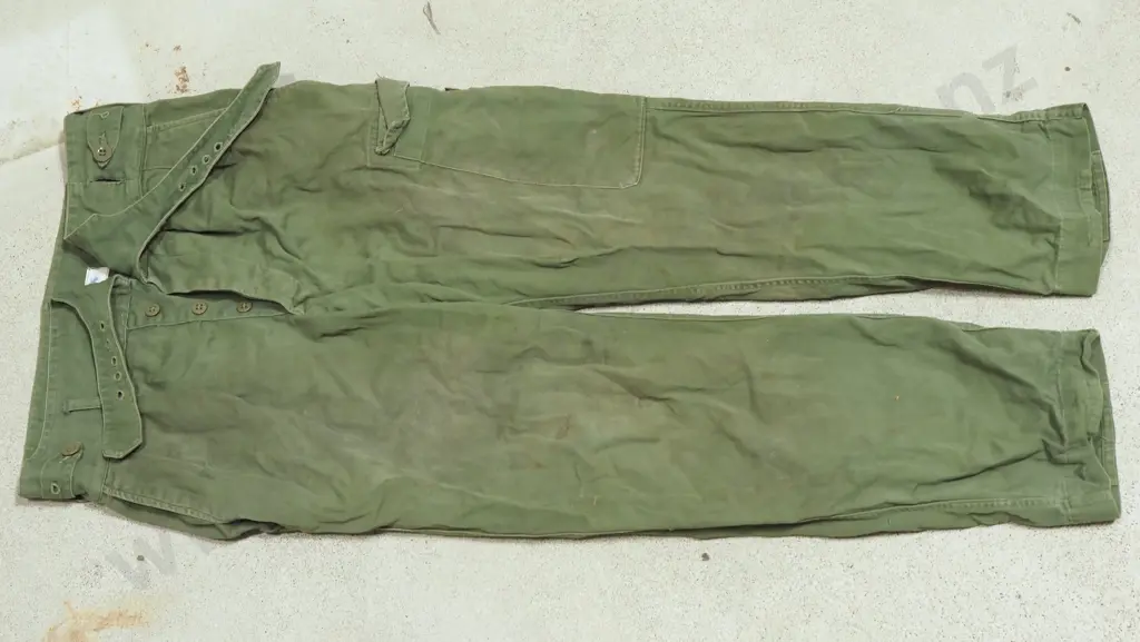 One Pair of DPM Pattern Trousers & Khaki Trousers Image 1++